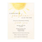 Sunshine Baby Shower Invitation