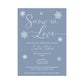 Snow in Love Bridal Shower Invitation