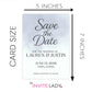 Watercolor Ombre Dusty Blue Save the Date Cards