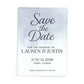 Watercolor Ombre Dusty Blue Save the Date Cards