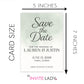 Watercolor Ombre Sage Green Save the Date Cards