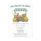 She's Fresh off the Market Bridal Shower Invitation