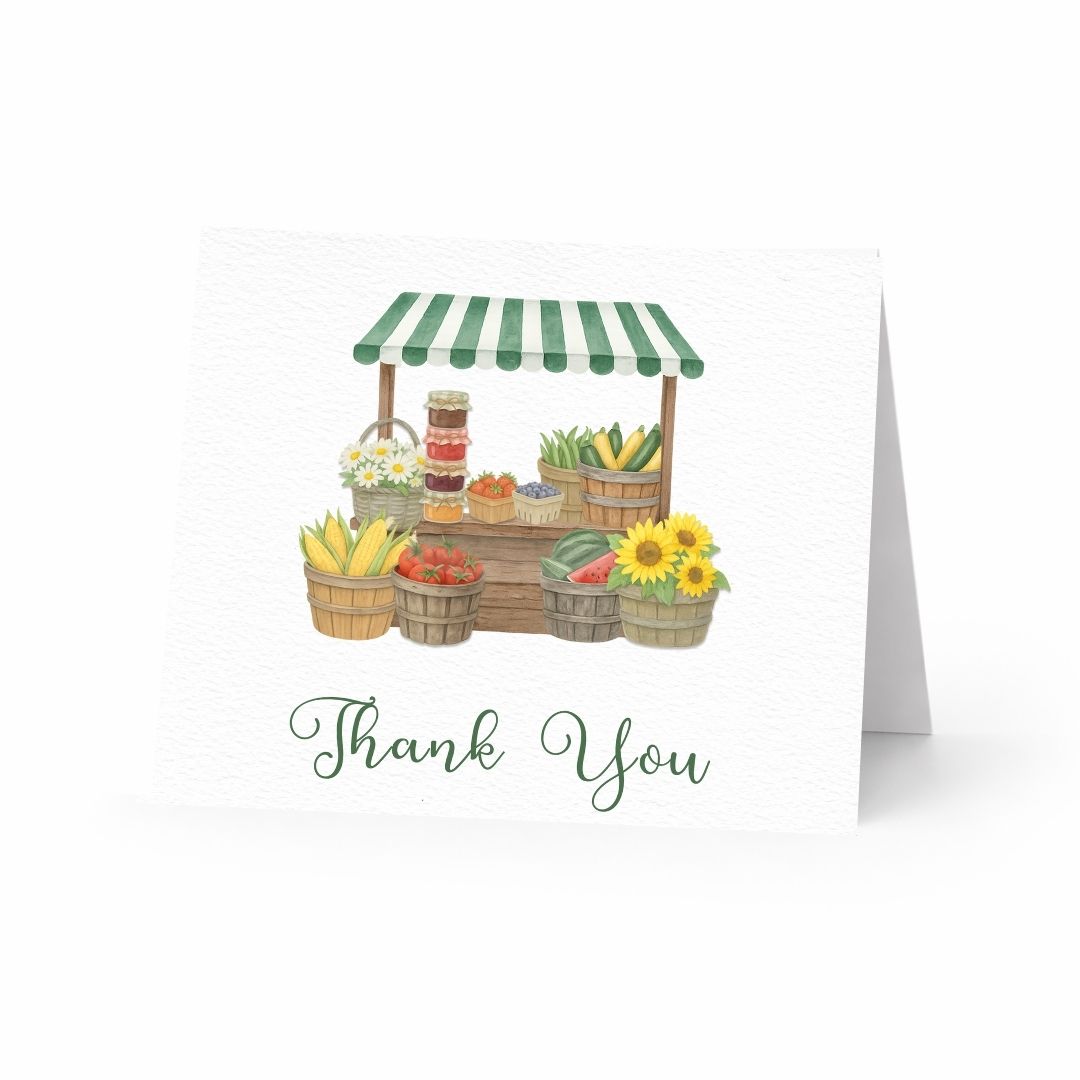 She's Fresh off the Market Thank You Cards