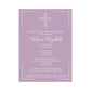 Simply Graced Purple First Holy Communion