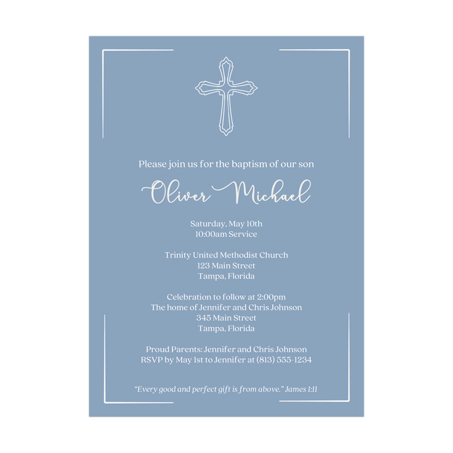 Simply Graced Invitation