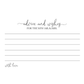 Simply Stated Advice and Wishes for the Bride