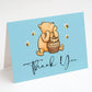 Winnie the Pooh, White or Blue, Thank You Card