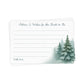 Snow in Love with Pine Trees Advice Cards