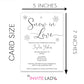 Snow in Love Bridal Shower Invitation