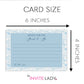 Something Blue Advice for the Bride Card