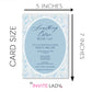 Something Blue Bridal Shower Invitation