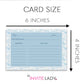 Something Blue Recipe Card