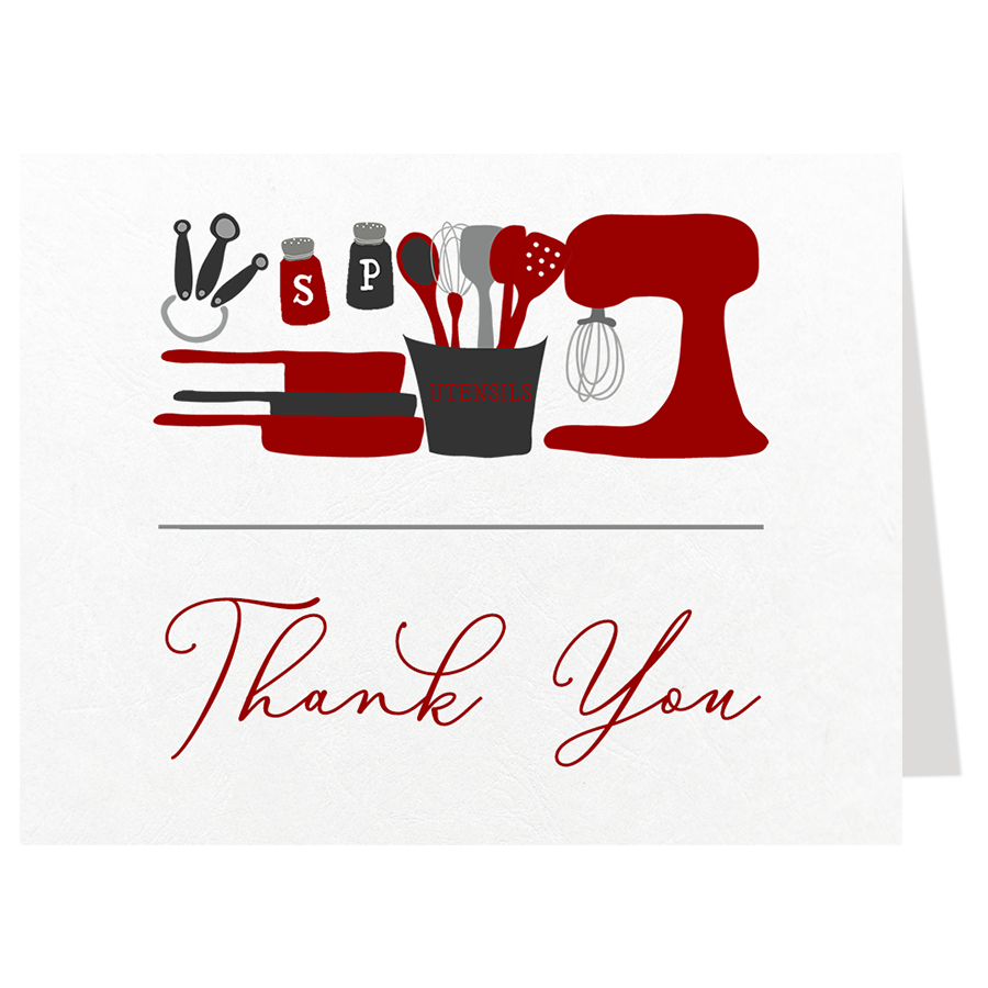 Stock The Kitchen Thank You Card