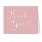 Hello Baby Girl Baby Shower Thank You Card