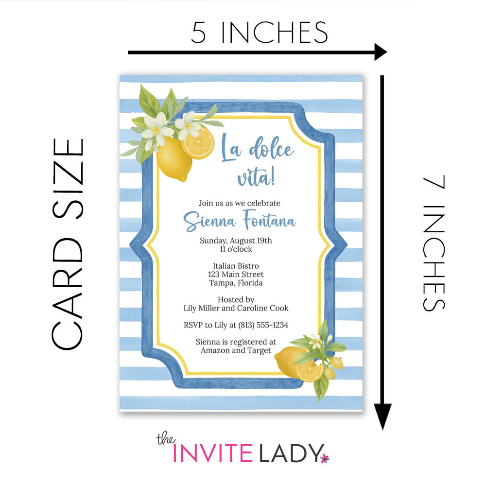 That's Amore Bridal Shower Invitation
