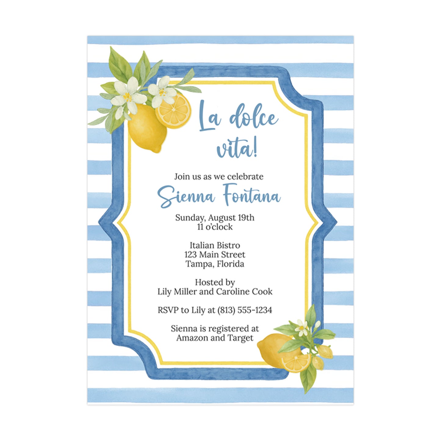 That's Amore Bridal Shower Invitation