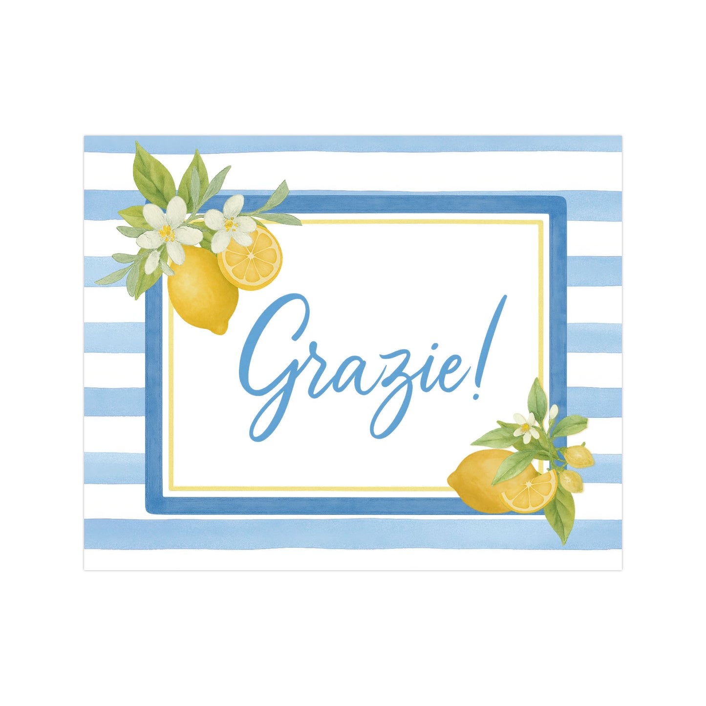 That's Amore Bridal Shower Thank You Cards