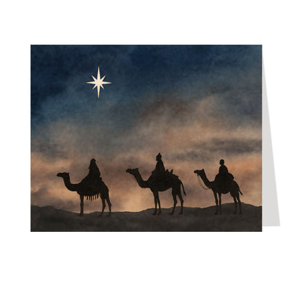 Three Wise Men Christmas Card