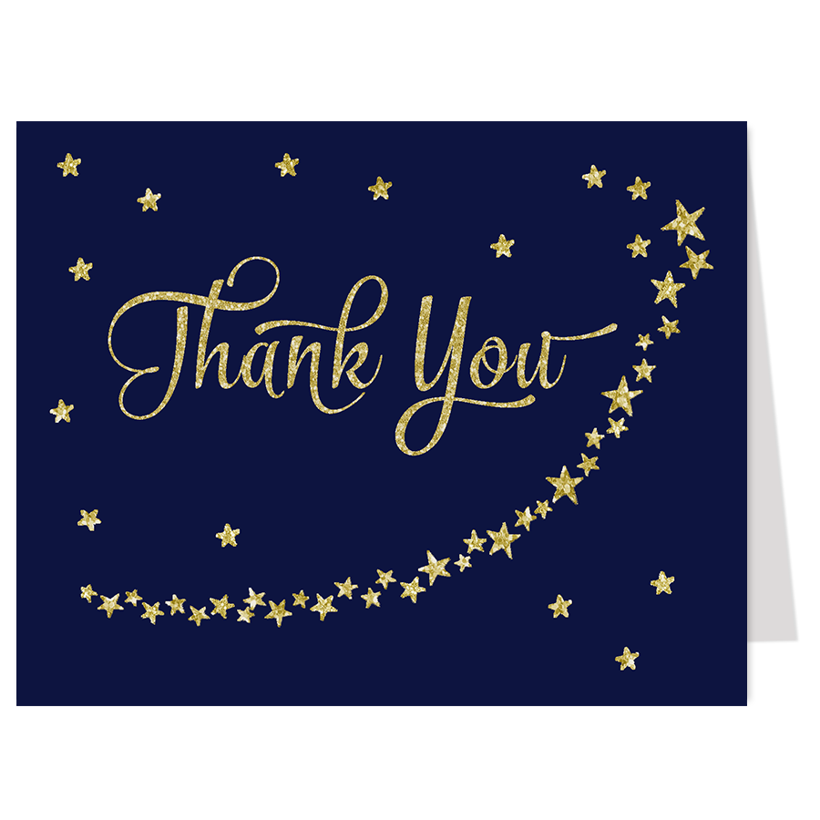 Twinkle Star Thank You Card