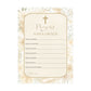 Watercolor Floral Prayer Cards