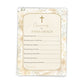 Watercolor Floral Prayer Cards