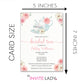 Watercolor Bridal Tea Invitation