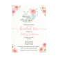 Watercolor Bridal Tea Invitation