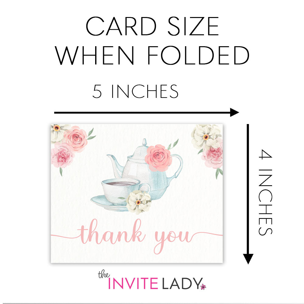 Tea Party Thank You Card