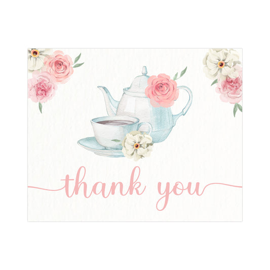 Tea Party Thank You Card