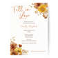 Fall Blooms Bridal Shower Invitation