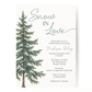 Snow in Love (Trees) Bridal Shower Invitation