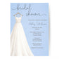 Something Blue Bridal Gown Bridal Shower Invitation