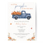 Fall Truck Baby Shower Invitation