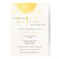 A Little Ray of Sunshine Baby Shower Invitation