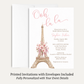 Paris Love Story Bridal Shower Invitation