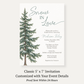 Snow in Love (Trees) Bridal Shower Invitation