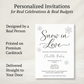 Snow in Love Bridal Shower Invitation