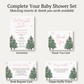 Baby It's Cold Outside Girl Baby Shower Invitation