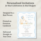 Silly Goose Baby Shower Invitation - Boy