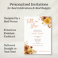 Fall Blooms Bridal Shower Invitation