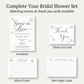 Snow in Love Bridal Shower Invitation