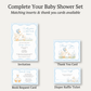Silly Goose Baby Shower Invitation - Boy