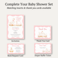 Silly Goose Baby Shower Invitation - Girl