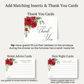 Winter Rose Bridal Shower Invitation