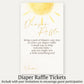 A Little Ray of Sunshine Diaper Raffle Ticket
