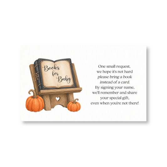 A Baby is Brewing Cauldron Bring a Book Card