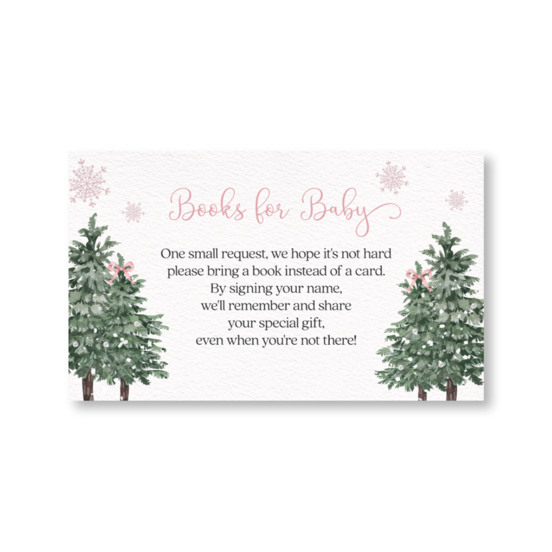 Baby It's Cold Outside Girl Book Insert