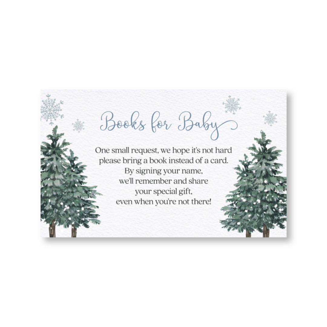 Baby It's Cold Outside Boy Book Insert
