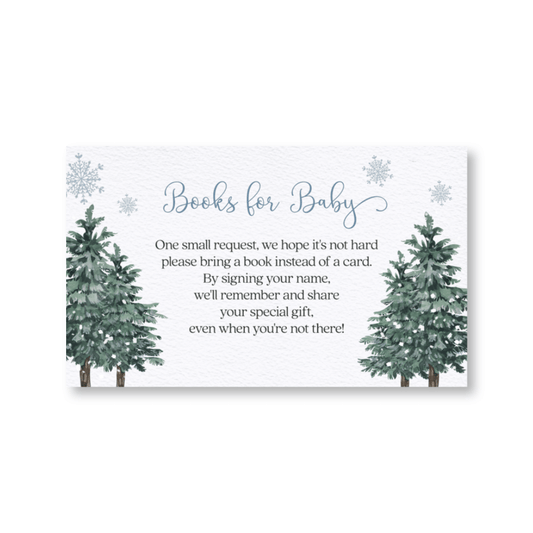 Baby It's Cold Outside Boy Book Insert