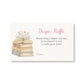 A New Chapter Girl Diaper Raffle Ticket